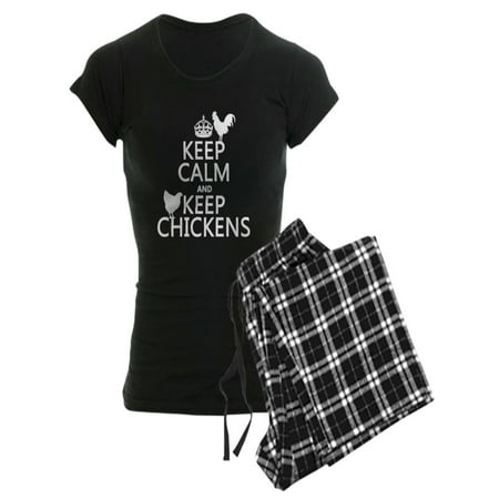 

CafePress - Keep Calm And Keep Chickens - Women s Dark Pajamas