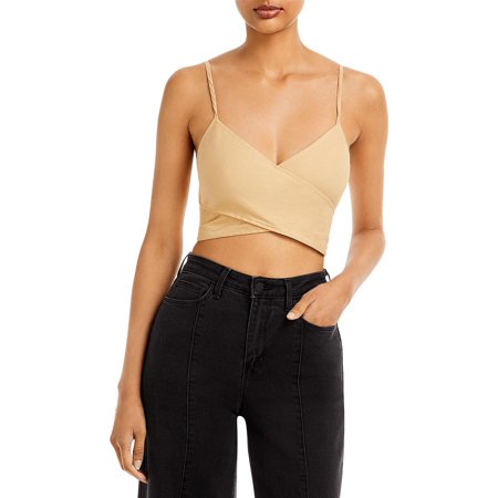 Derek Lam 10 Crosby Womens Gianna Linen Wrap Bustier