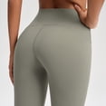thumbnail image 5 of Women's High Waisted Yoga Pants with Pockets – Tummy Control Leggings for Running, Gym, Fitness & Casual Wear, Stretchy Workout Tights(Grey,6), 5 of 8