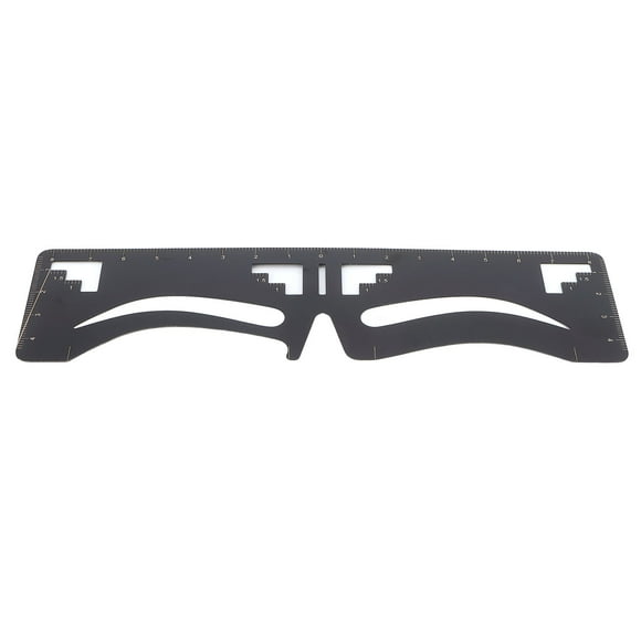 Regla para medir cejas con tatuajes, regla para cejas, herramienta para medir cejas de tres puntas, plantilla para cejas, posicionamiento de apariencia llamativa