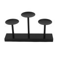 thumbnail image 3 of Candelabro de metal BuyWeek Candelabro de pilar negro 3 pilares, 3 of 14