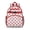 Red-16, variant on Healthy Green Avocado Pattern School Backpack - Lightweight Durable Bookbag with Padded Straps for Heavy Loads