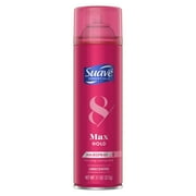 Suave Max Hold 8 Unscented Aerosol Hairspray For Women and Men, For All Hair Types, 11 OZ