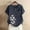 Navy #3, variant on Womens Summer Tops Dressy Summer Crew Neck Short Sleeve Blouse Loose Tee Comfort Oversized Fit Floral Print Tunic Tops Women Tunic Blouses