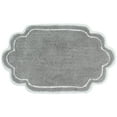 thumbnail image 4 of Home Weavers Allure Collection Bathroom Rug 100% Cotton Tufted Bathroom Rug, Soft & Absorbent Bath Rugs, Non-Slip Bath Rug, Machine Wash Dry Bath Mats - 24"x40" Bath Rug, Gray, 4 of 9