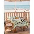 thumbnail image 2 of Outdoor Tablecloths with Umbrella Hole & Zipper, Cartoon Tractor Rectangle Tablecloth 60x120 Inch, Cute Green Digger Shovel Truck Rustic Waterproof Table Cloth, Patio/Pool/Picnic Table Covers, 2 of 8