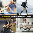 thumbnail image 6 of CAMBIVO Compression Socks for Men and Women, 2 Pairs Knee-High Support Stockings 15-20 mmHg for Nurses, Running, Travel, L/XL, 6 of 7