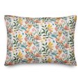 thumbnail image 2 of Creative Products Happy Place Watercolor Floral Pattern with Birds 14x20 Indoor / Outdoor Pillow, 2 of 3