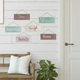 thumbnail image 2 of Excello Global Products Hanging Home Decor Sign with Sawtooth Hook and Jute Hanging Rope (Home, Family, Love, Laugh, Live, Happiness in Neutral Colorway) - EGP-HD-0358, 2 of 6