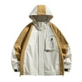 thumbnail image 1 of Mens New Style Zipper Opening Upper Outer Garment Hooded Long-Sleeved Windproof Coat, 1 of 8