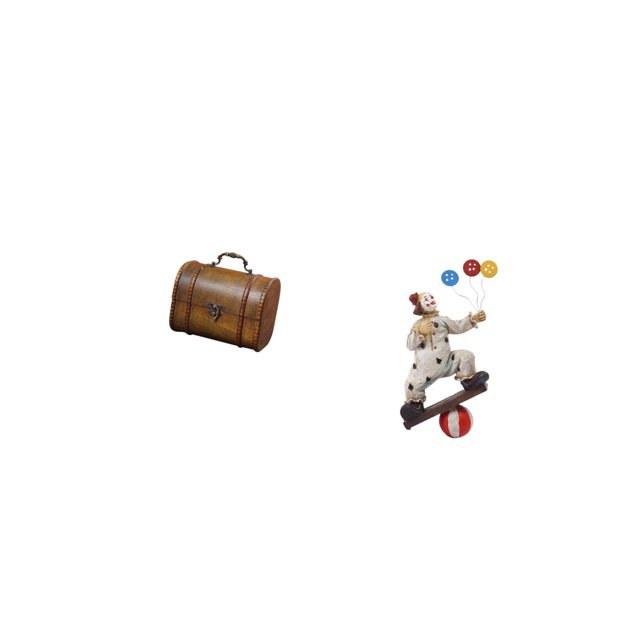 Joyero Vintage De Madera Con Figura De Payaso. Colección De Esculturas. Cofre Decorativo Para Guardar Anillos, Baratijas, Regalos De Cumpleaños, Centro De Mesa O Adorno Para El Comedor.