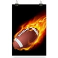 thumbnail image 7 of Poster Prints Wall Paper Art Decor Vintage Sports American Football Soccer Fire Flames 24x36 inch Photo Picture Poster for Home Bedroom Living Room Kitchen, 7 of 7
