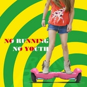 Hoverboard 6.5 Listed Two-Wheel Self Balancing Electric Scooter with LED Light Pink