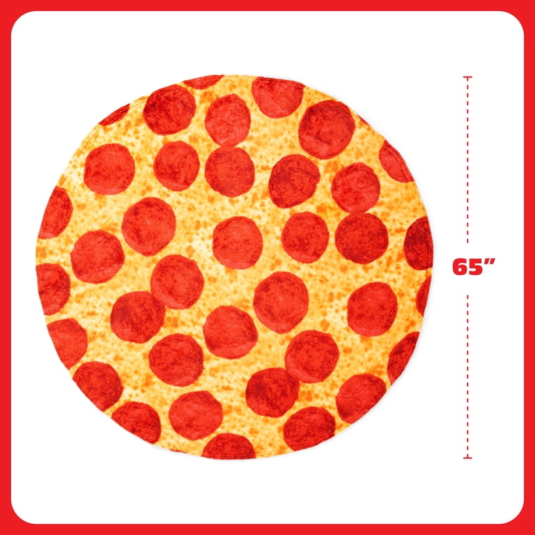 Pizza Blanket by Relatable Large Fleece Throw 65 Inch photo 2