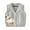 A Gray, variant on Baby Boys Girls Sweater Vest Toddler Embroidery Uniform Waistcoat Cotton Sleveeless Jacket Autumn Winter Unisex Knitted Vests for 9 Months-5 Years