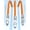 orange, variant on 2M 3 in 1 Rotating Charging Cable, 180 Degree Bendable Multi Port USB Charger Cord for Type-C Micro USB iOS Devices, Black Blue Mint Green Orange 4 Colors Available