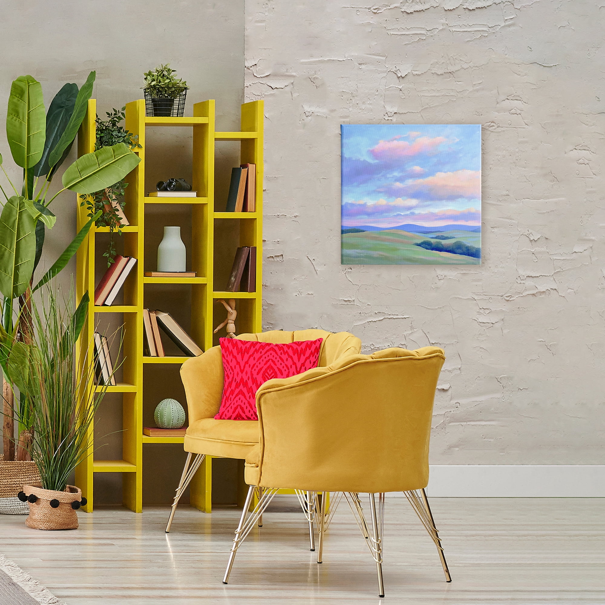 Stupell Industries Rolling Hills with Soft Sunset Canvas Wall Art, design by Creative Studio