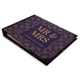 thumbnail image 2 of Darling Souvenir Purple Leaves Printed Wedding Guest Book Hardbound Cover Sign In Book Registry Scrapbook-9 x 12 Inches, 2 of 5