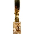 thumbnail image 3 of Creative Co-Op Brass Magnifying Glass with Mother of Pearl Handle, Gold, 3 of 5