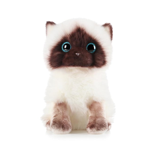 Juguete de peluche BuyWeekMX Animales de simulación Gato de peluche Grande 26 cm