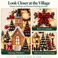 thumbnail image 4 of Christmas Village Projection Centerpiece, 3 Themed Villages，Decorations Indoor, Lighted Tabletop Tree with Wall and Ceiling Effects, Holiday Mantel Home Decor(#1Classic), 4 of 8