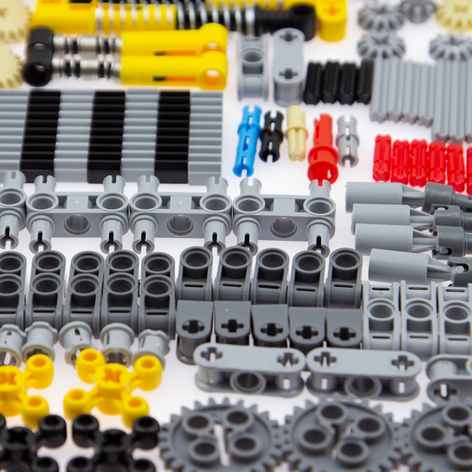 844Pcs Pins-Gears-Axles Set Compatible with mainbrands-Technical-Parts, Latest differentials Chain Link Connector Joints Tank Track Car-Wheels-Tires Shock-Absorber Steering Shaft