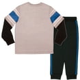 thumbnail image 2 of Nintendo Mario Boys Athletic Long Sleeve and Sweatpants 2-Piece Set for Kids (Size 4-16), 2 of 8