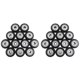 thumbnail image 1 of 24 Unids 625Zz Ruedas de Polea de Plástico con Rodamientos Engranaje para Impresora 3D Compatible con -10 / -10S / CNC Router Hybrid, 1 of 8