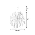 thumbnail image 5 of Crystal Aura Chandelier, 5 of 5