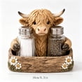 thumbnail image 4 of ICQOVD Cow and Pepper Shaker Set,Resin Cow Spice Holder with Glass Pepper Bottles for Kitchen Countertop,Dining Table and Home Decor 6.30*3.94*2.36IN, 4 of 6