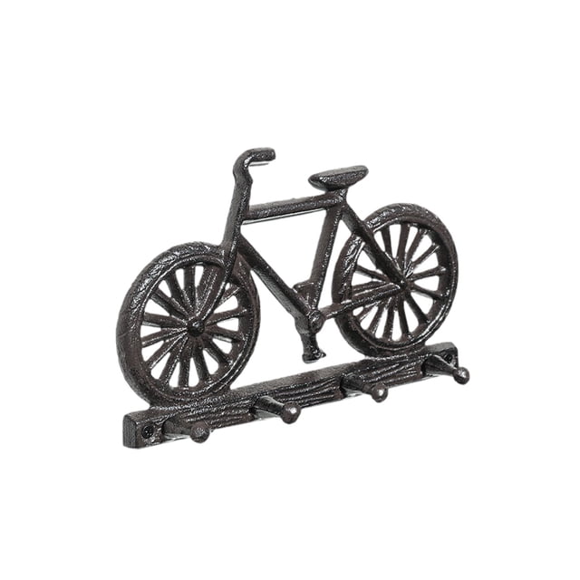 jifeng Bicycle Themed Hook Rack Space Saving Key Hooks for Dorm Living Room Hallway 20x13cm