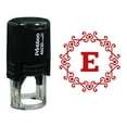 thumbnail image 1 of Printtoo Alphabet E Monogram Octagon Celtic Swirl Frame Self Inking Rubber Stamp Office Stationary, 1 of 7