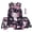 Axolotl Cherry Blossom Print, variant on Axolotl 5Pcs Girls Backpack for School with Cherry Blossom Lunch Bag Multifunctional Pencil Case Water Bottle Bag Lanyard Keychain Fashion with Compartments