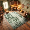 thumbnail image 3 of Ambesonne Mid Century Modern Decorative Rug Carpet, in Nature Colors, 5' 1" X 7' 5", Pale Reseda Green Emerald, 3 of 5
