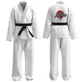 thumbnail image 1 of Ropa de entrenamiento de Karate para niños y adultos, disfraces de Cosplay para niños, conjuntos de uniformes de Karate-AM, 1 of 5