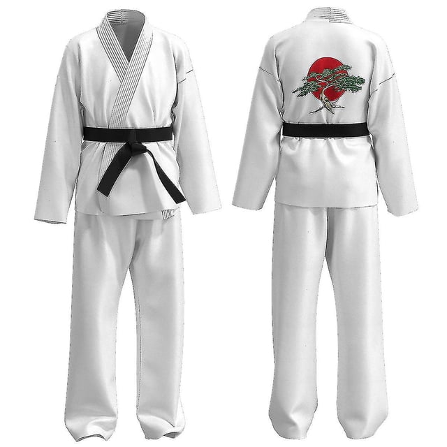 Ropa de entrenamiento de Karate para niños y adultos, disfraces de Cosplay para niños, conjuntos de uniformes de Karate-AM
