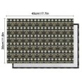 thumbnail image 5 of Black Buffalo Geometric Pattern Summer Placemats Table Placemats Set Of 6-Linen Kitchen Washable Placemats Table Mats 11.8"x17.7" Non-Slip Heat Resistant, 5 of 5