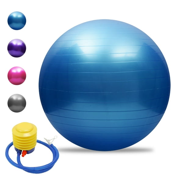 Anti-burst Yoga Ball Thickened Stability Balance Ball Pilates Barre Physical Fitness Exercise Ball 45CM Gift Air Pump