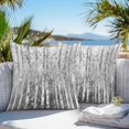 thumbnail image 4 of Outdoor Pillow Cover Tree Oil Painting Set of 2 Waterproof Throw Pillowcases Foreat Leave Grey Decorative Patio Furniture Pillows for Couch Garden Indoor & Outdoor Use, 4 of 9