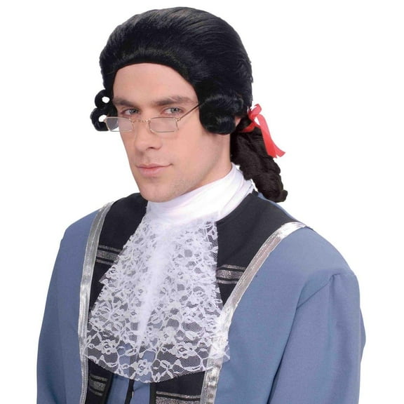 WIG-MEN'S COLONIAL-BLACK