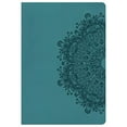 thumbnail image 2 of HCSB Super Giant Print Reference Bible, Teal LeatherTouch, Indexed (Hardcover), 2 of 2