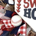 thumbnail image 4 of Youweixiong 4th of July Decoration Patriotic Wreath for Front Door USA Flag Red White and Blue Grapevine Wreaths, 4 of 6
