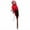 Red, variant on Artificial Simulation Foam Bird Parrot Garden Bird Prop Decor Decor Supplies (Red)