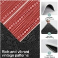 thumbnail image 3 of Red Christmas Pattern Kitchen Rugs Sets Of 3,Kitchen Runner Rugs Non Skid Washable,Decorative Kitchen Floor Mats for Kitchen,Sink,Laundry,17"x30"+ 17"x47" + 17"x59", 3 of 6