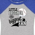 thumbnail image 4 of Inktastic Little Brother and Biggest Fan Baseball Family Fan Boys or Girls Baby Bodysuit, 4 of 5