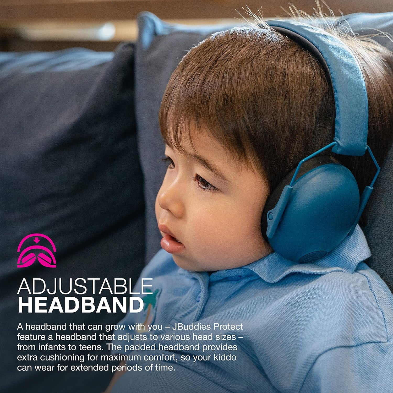 JLab JBuddies Protect Earmuffs, Blue