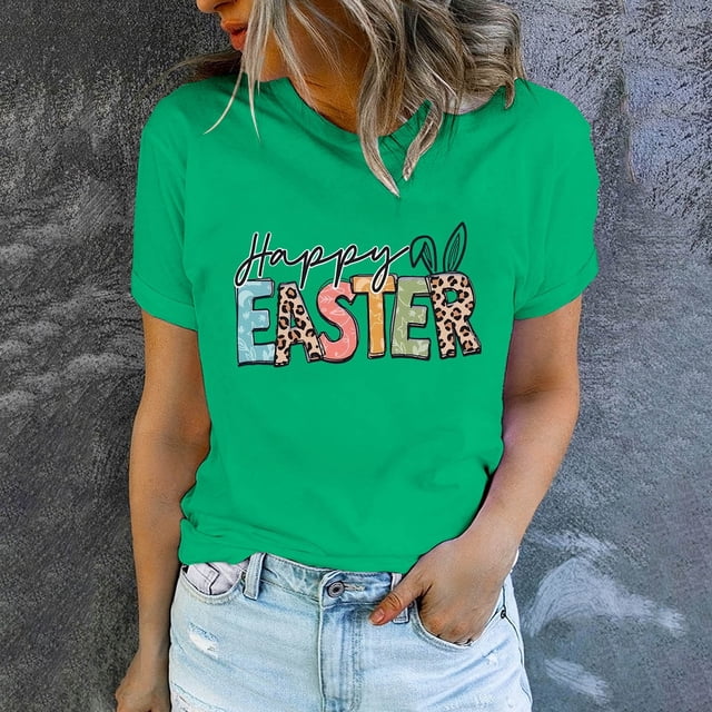 LSLJS T-shirt à Col Rond Imprimé Pollution pour Femmes Mode et Confortable Haut à Manches Courtes Col Rond, Cadeaux pour Femmes
