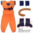 thumbnail image 4 of Trajes navideños para niños y adultos, disfraz de Son Goku, disfraz de superhéroe de Anime, mono, disfraz de pelo negro, 4 of 4