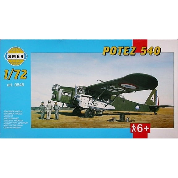 Potez 540, French Bomber (1/72 model kit)