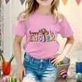 thumbnail image 2 of EHQJNJ Tenue de Pâques pour Bébé Garçon, T-Shirt Graphique Mignon Col Rond Manches Courtes Été Décontracté, 2 of 4